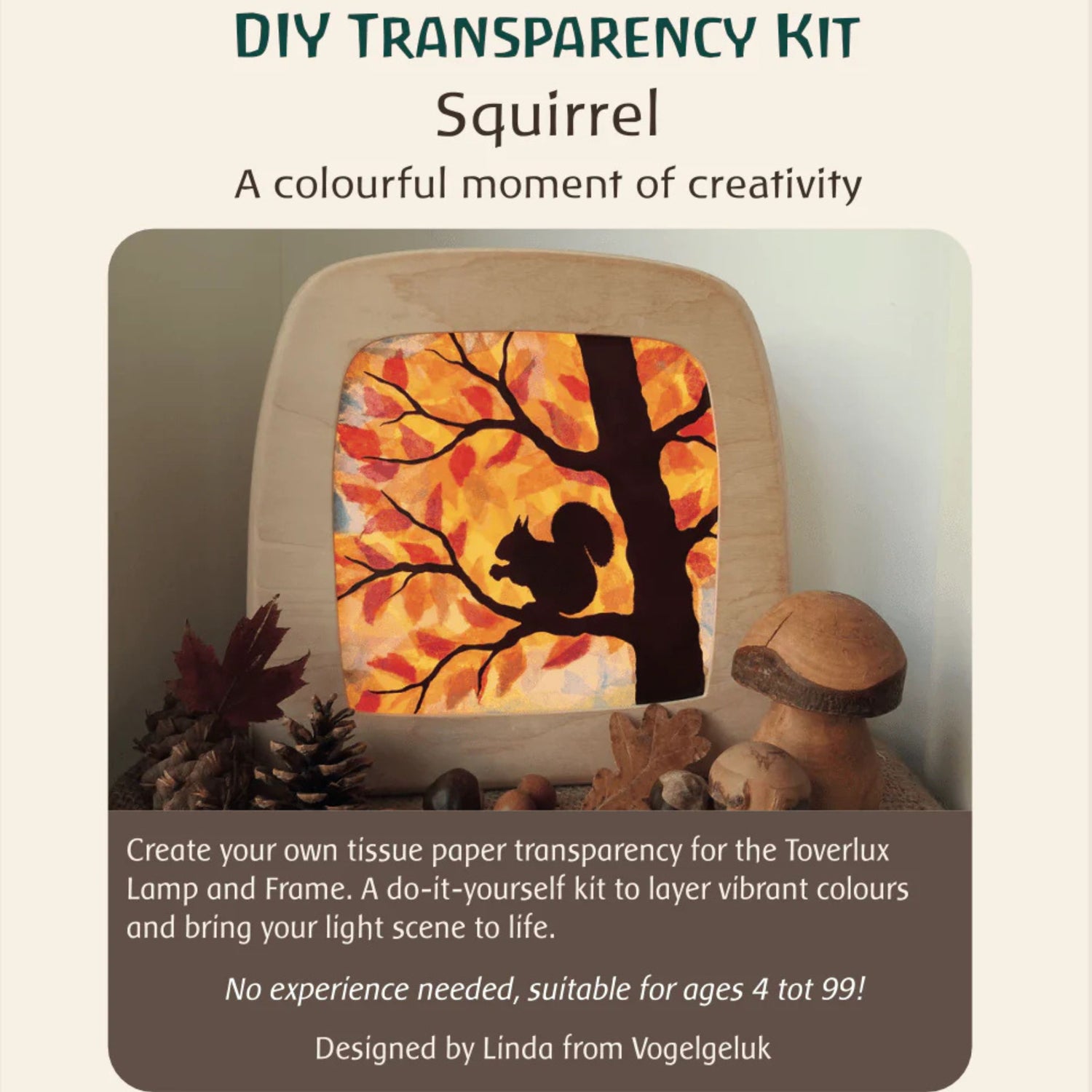 Toverlux DIY Transparency Silhouette (Squirrel)