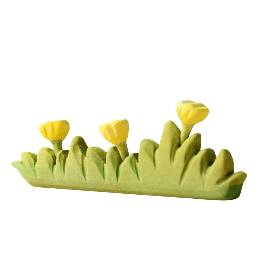 Wooden Grass with Yellow Flowers (Large)