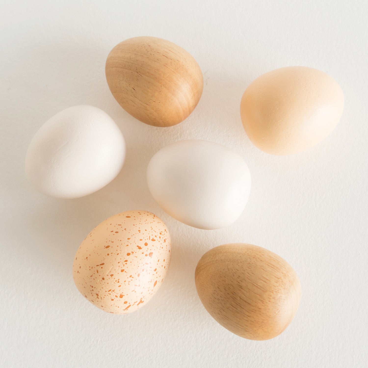 Wooden Toy Farm Eggs In Market Crate
