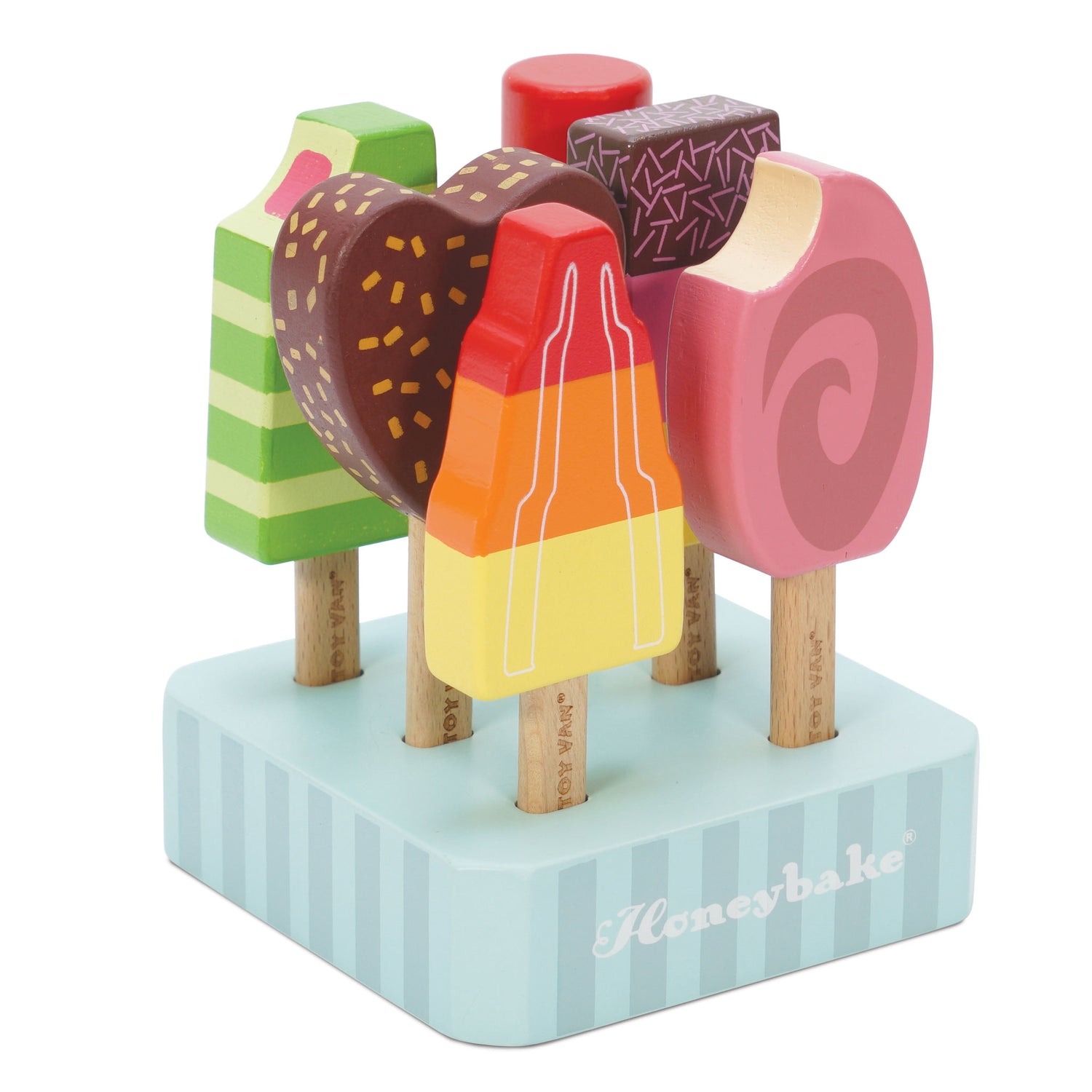 Wooden Toy Popsicles (Play Food) Set
