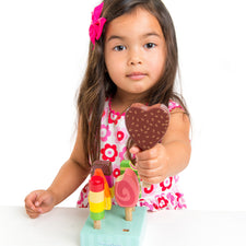 Wooden Toy Popsicles (Play Food) Set