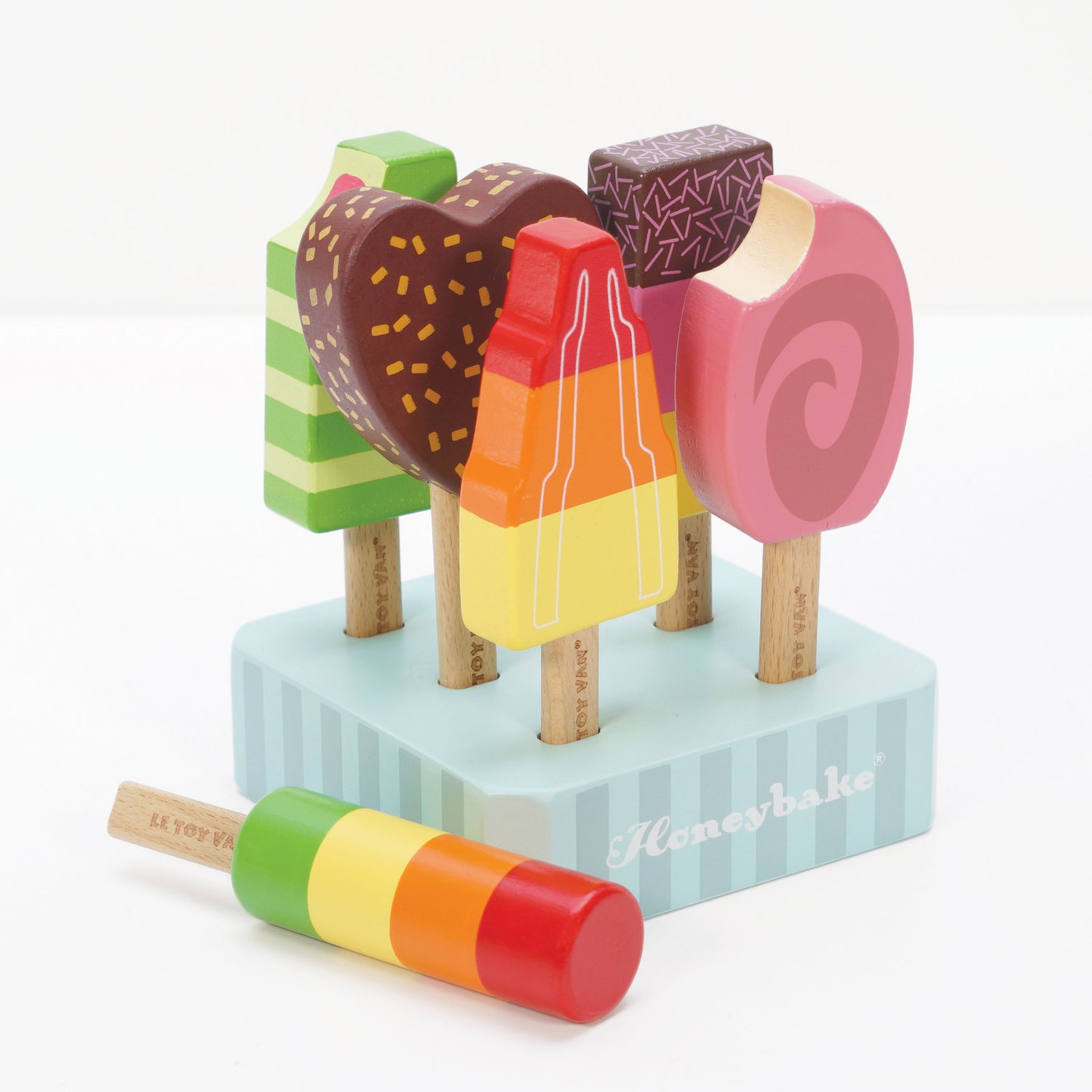 Wooden Toy Popsicles (Play Food) Set