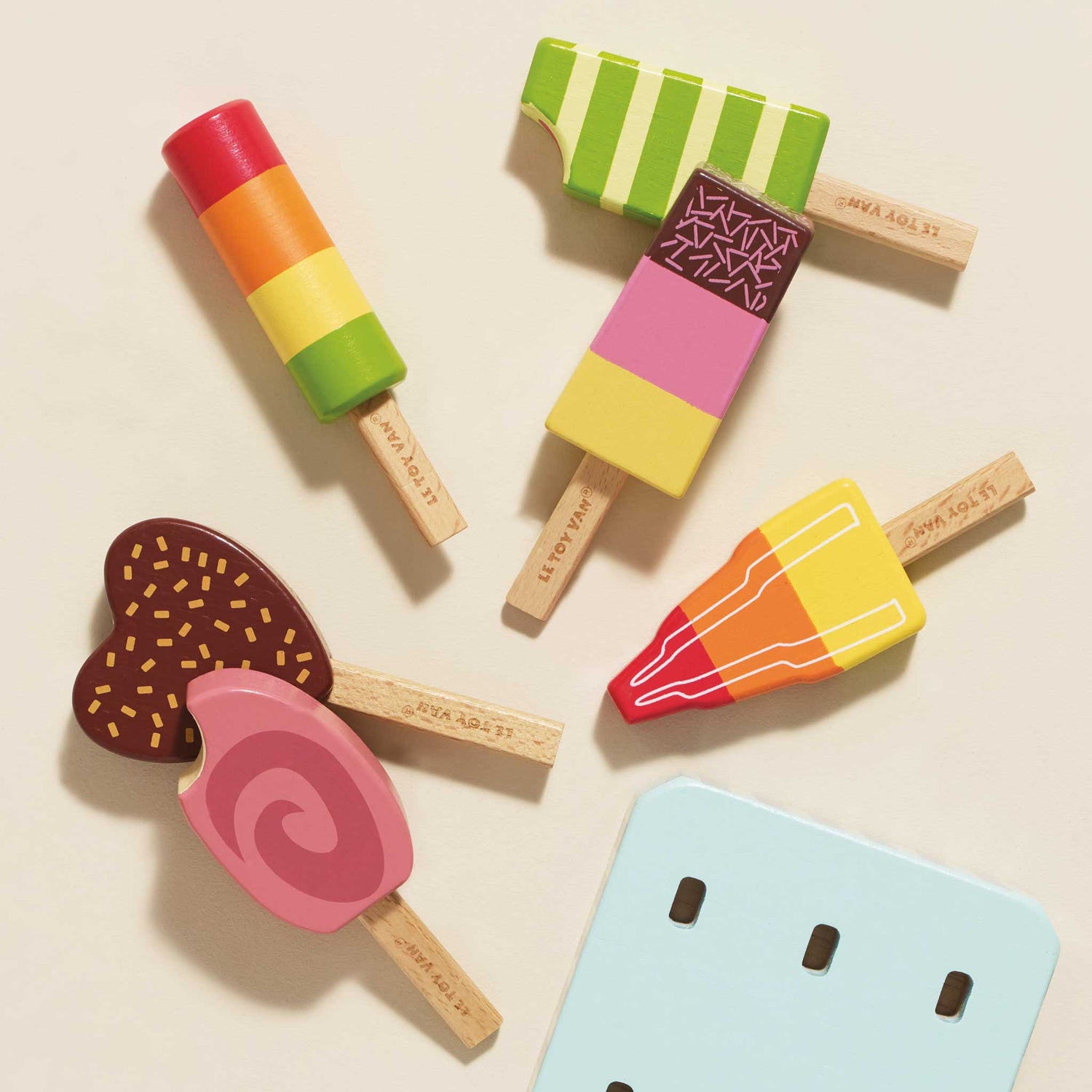 Wooden Toy Popsicles (Play Food) Set