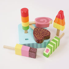Wooden Toy Popsicles (Play Food) Set