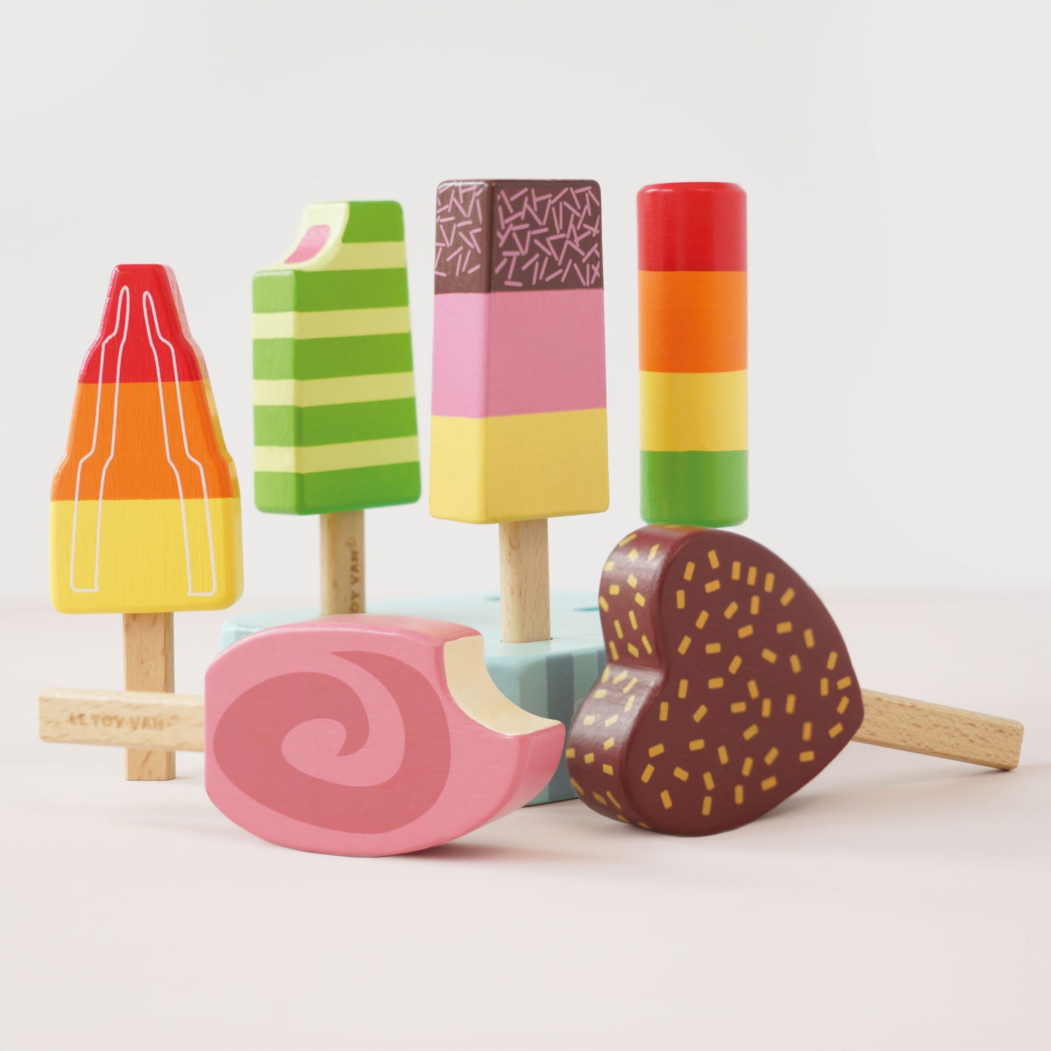 Wooden Toy Popsicles (Play Food) Set