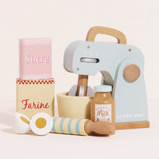 Wooden Toy Mixer Play Set