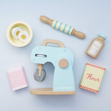 Wooden Toy Mixer Play Set