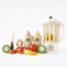 Wooden Fruit & Smoothie Blender (Play Food) Set
