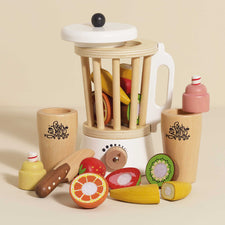 Wooden Fruit & Smoothie Blender (Play Food) Set