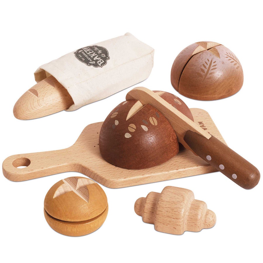 Wooden Toy Artisan Bread Set