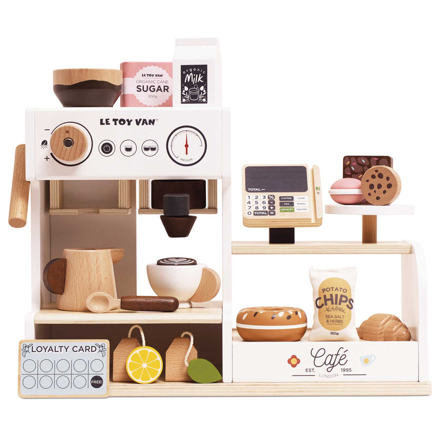 Wooden Table Top Barista Cafe Shop