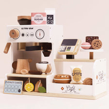 Wooden Table Top Barista Cafe Shop