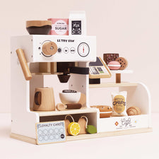 Wooden Table Top Barista Cafe Shop