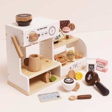 Wooden Table Top Barista Cafe Shop