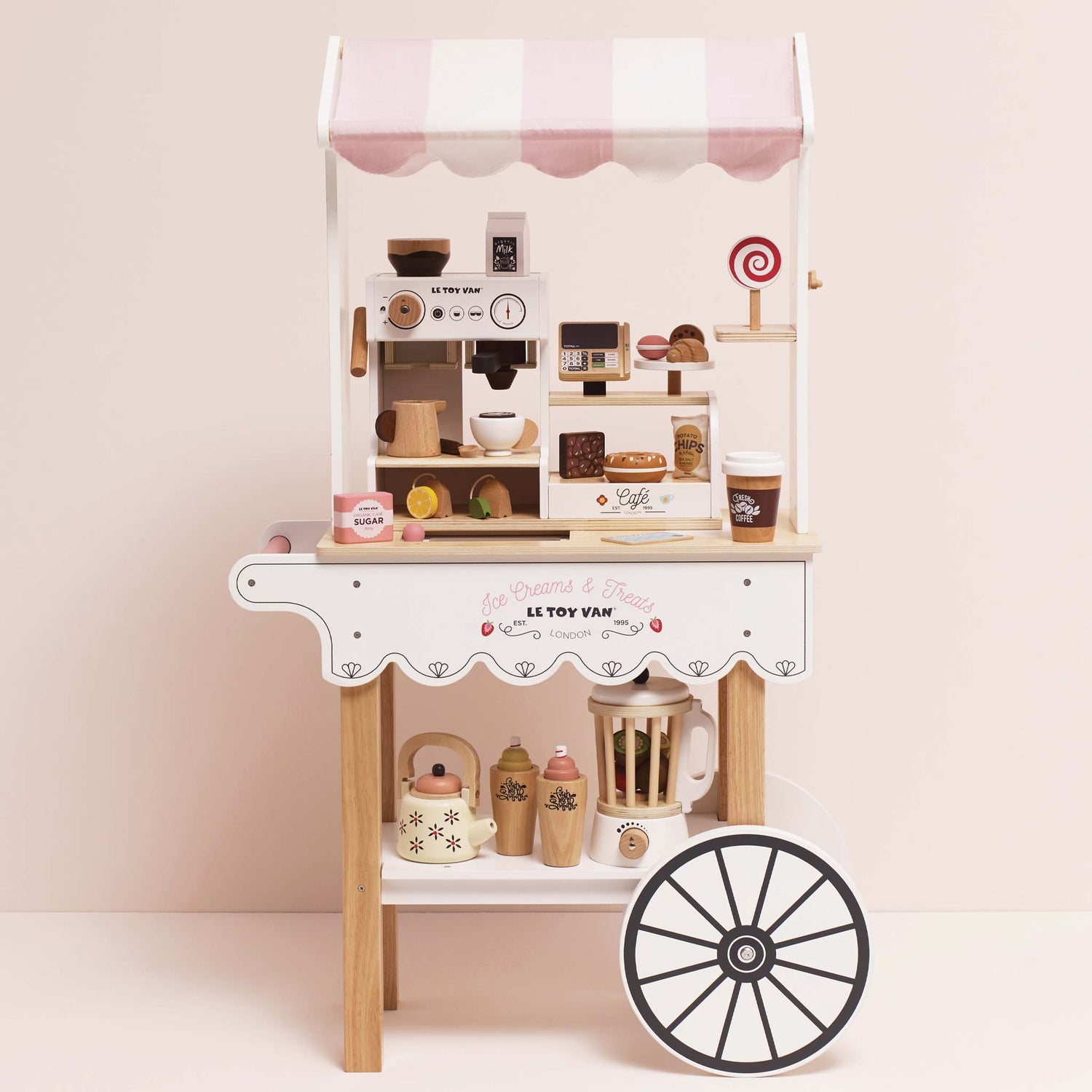 Wooden Table Top Barista Cafe Shop