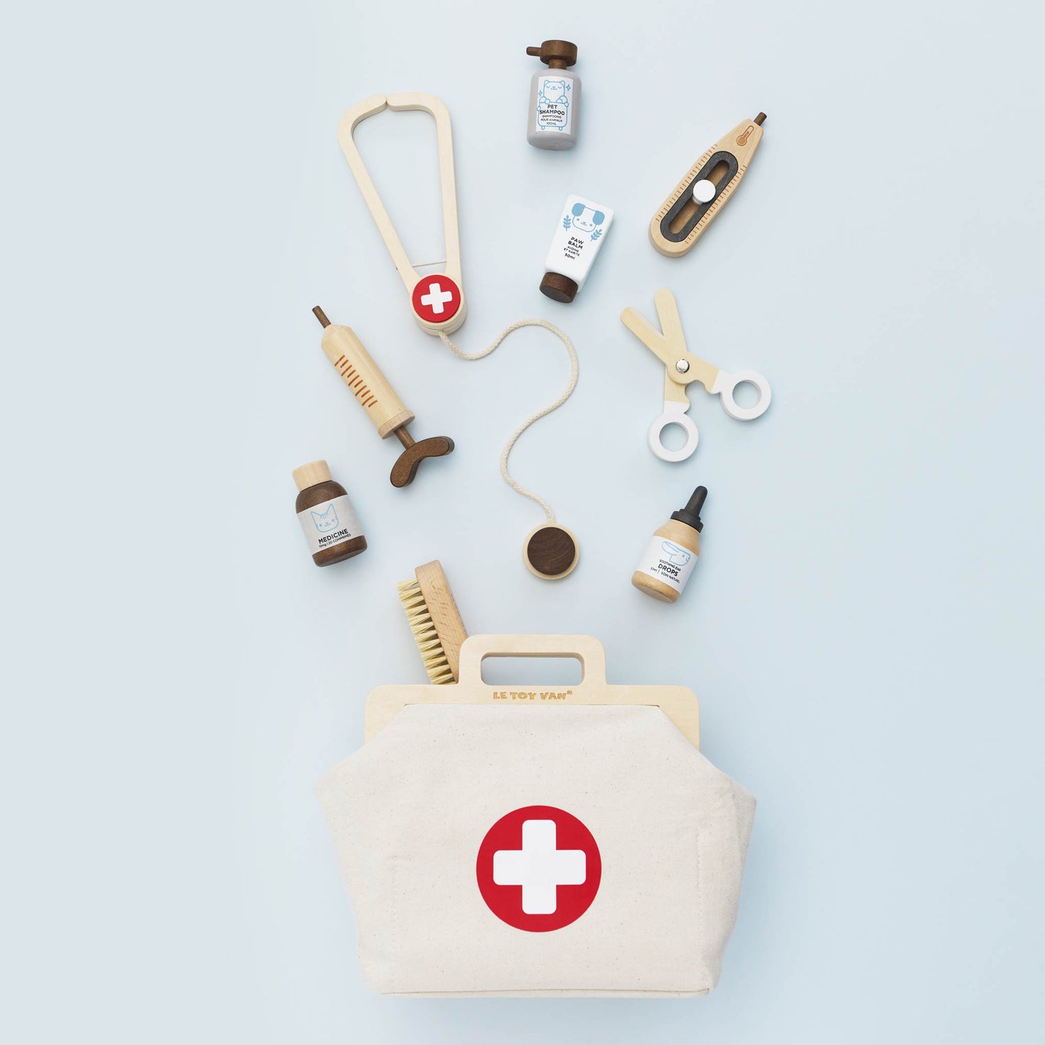 Wooden Animal Vet Roleplay Set