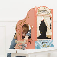 Tabletop Wooden Puppet Theatre
