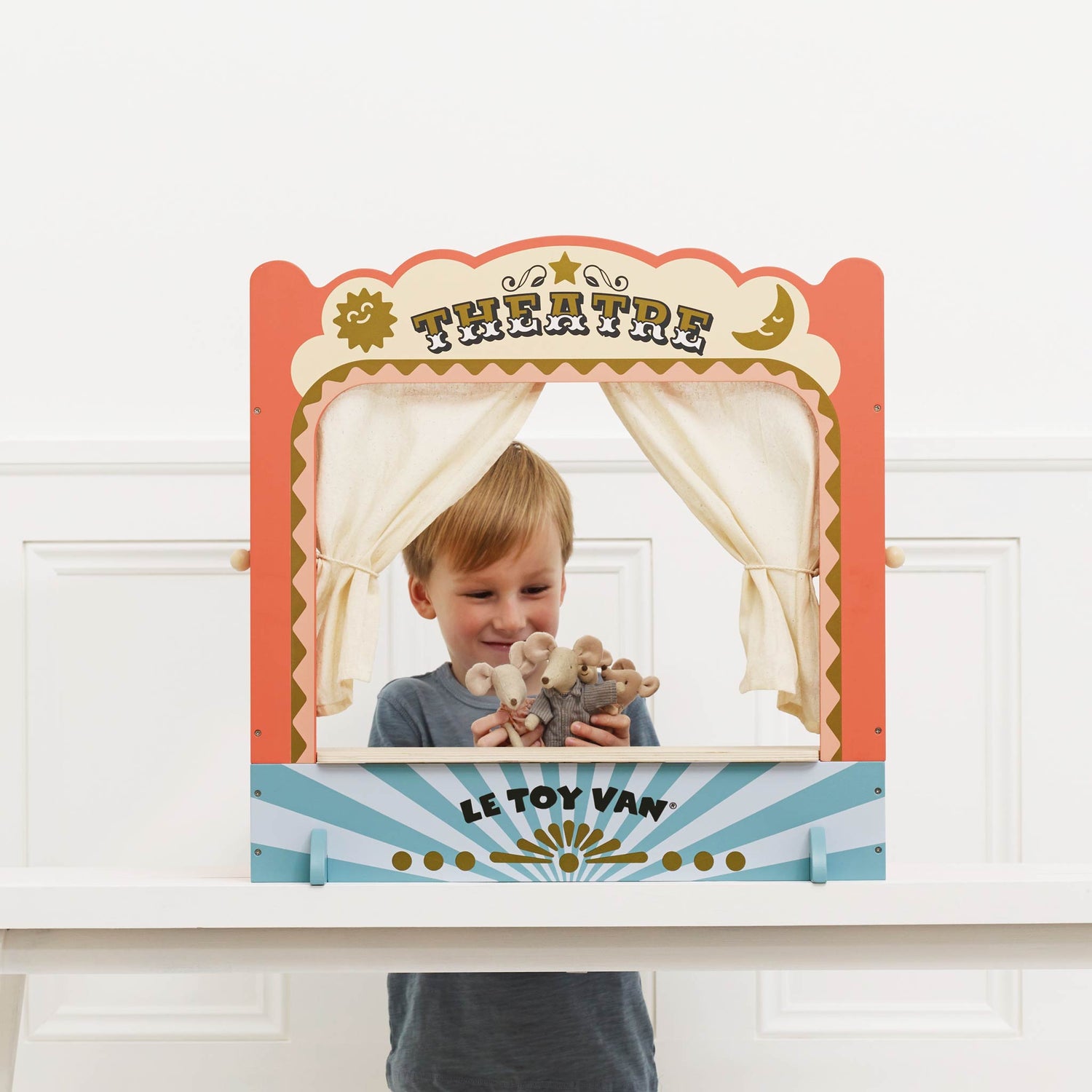 Tabletop Wooden Puppet Theatre