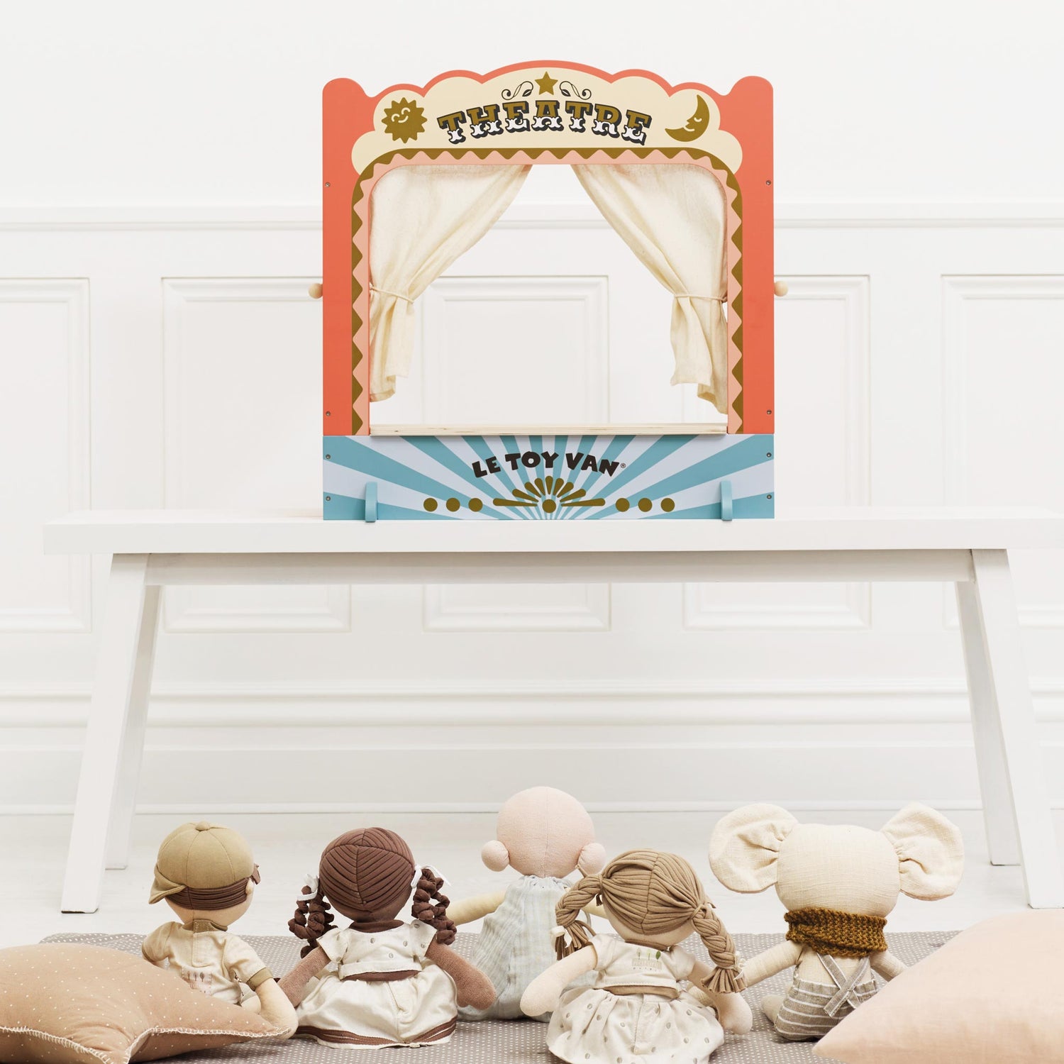 Tabletop Wooden Puppet Theatre