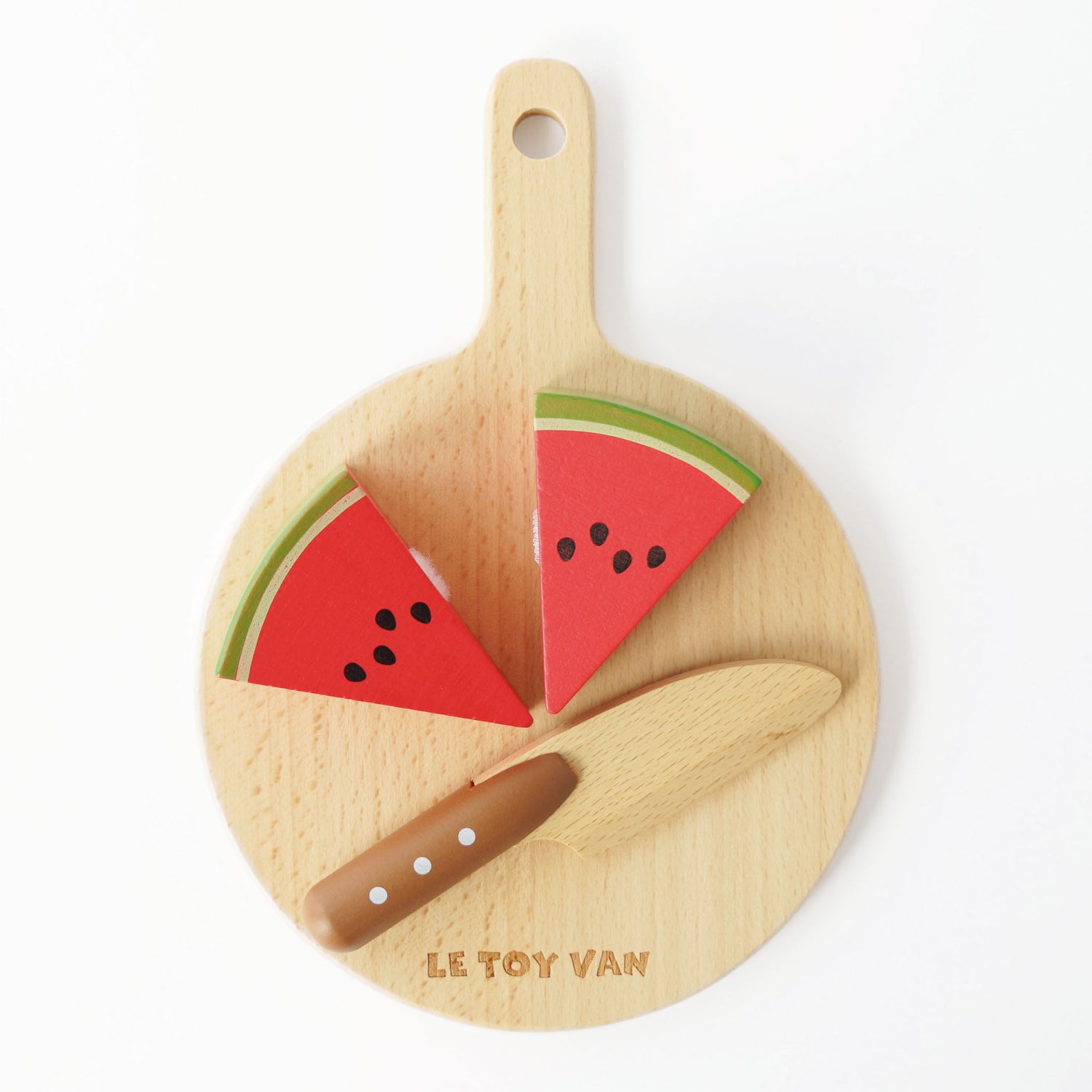 Wooden Chopping Board & Sliceable Play Food