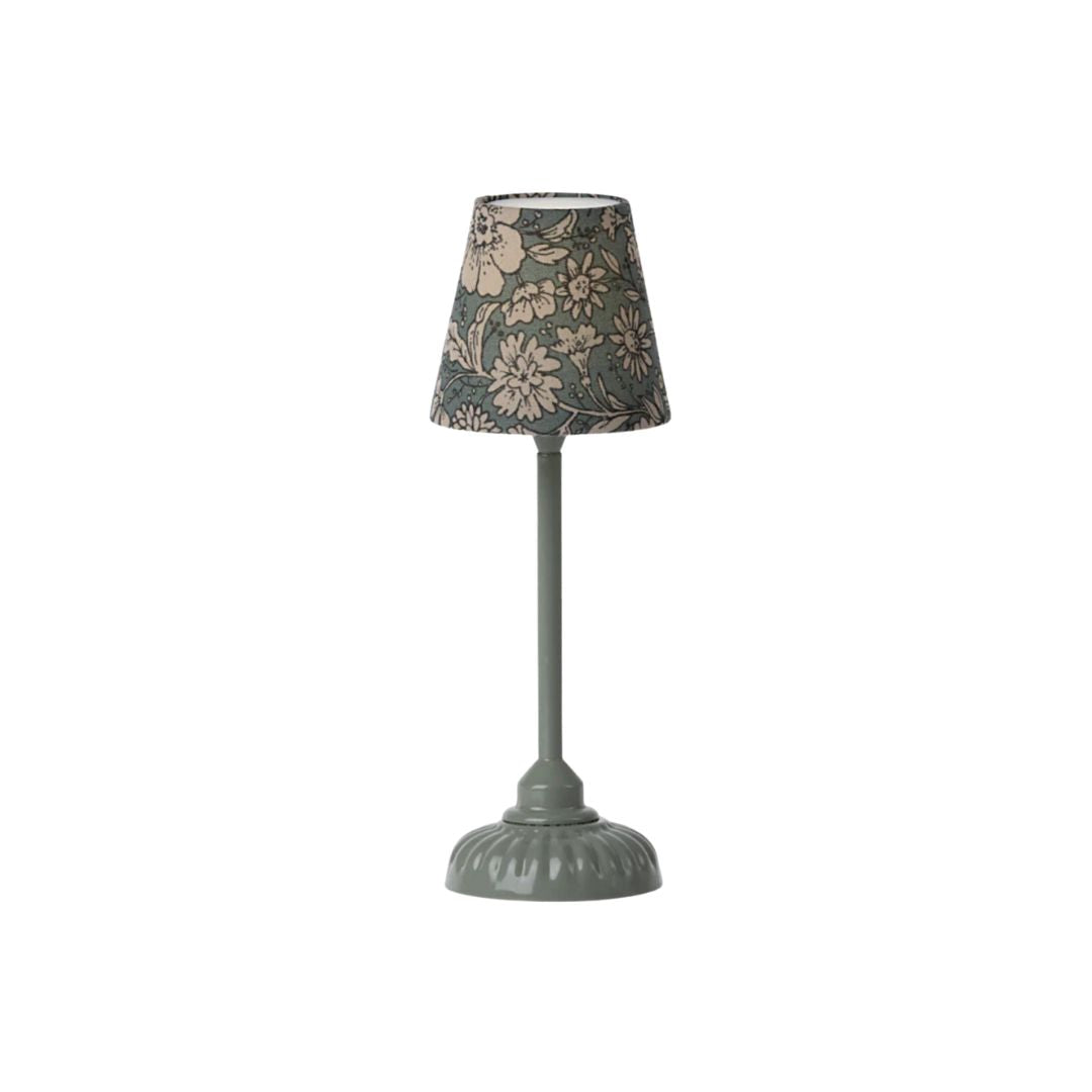 Maileg Vintage Floor Lamp - Dark Mint (Mouse)