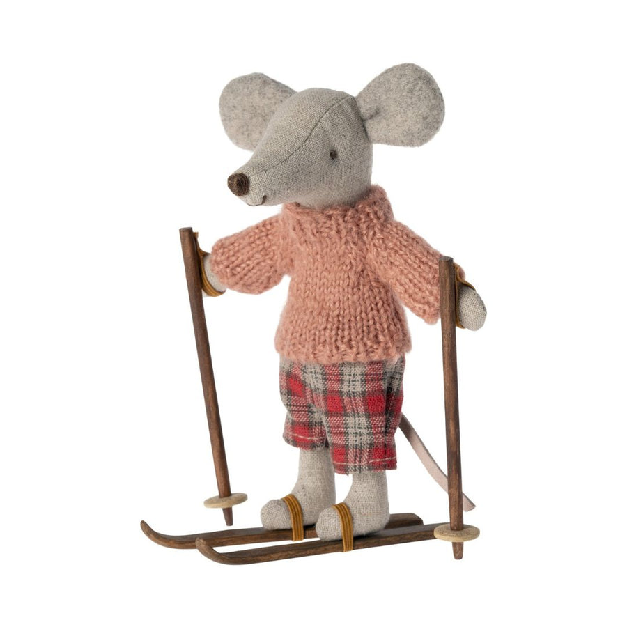 Maileg Skis and Ski Poles (Big Sister/Brother Mouse)