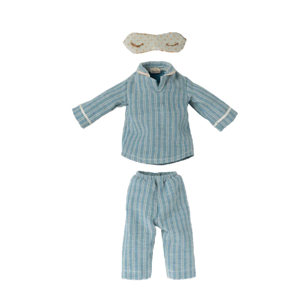 Maileg Mouse in Pajamas (MEDIUM - Boy)