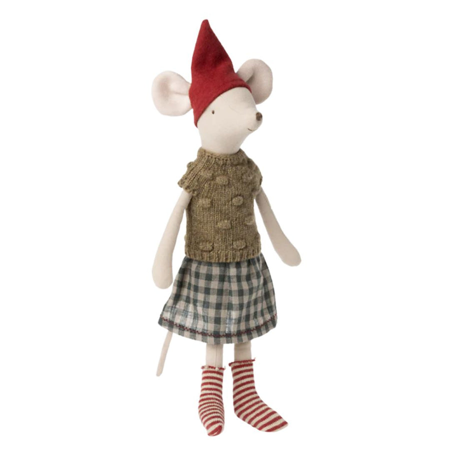 Maileg Christmas Mouse (MEDIUM - Girl)