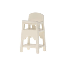 Maileg High Chair - White (Baby Mouse)