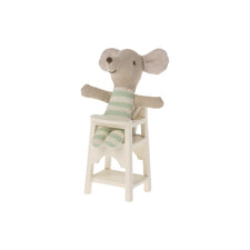Maileg High Chair - White (Baby Mouse)