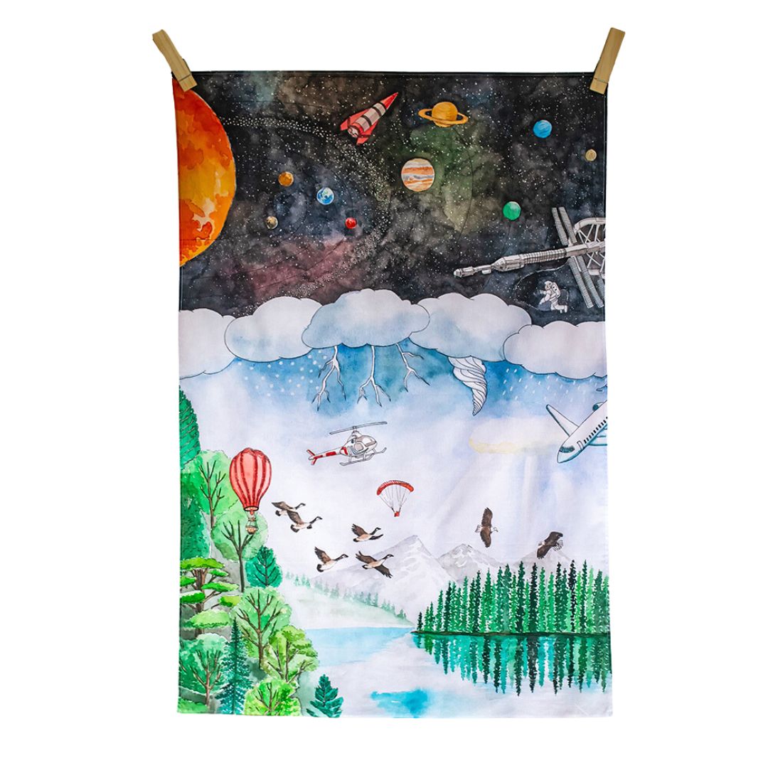 Wonderie "The Things Above" Giant Vegan Play Cloth