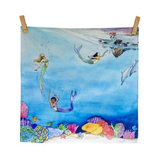 Wonderie "Tales of Mermaids" Vegan Play Cloth