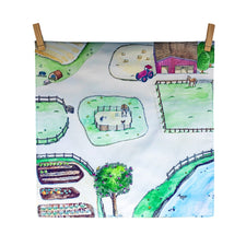 Wonderie "Around the Farm" Vegan Play Cloth