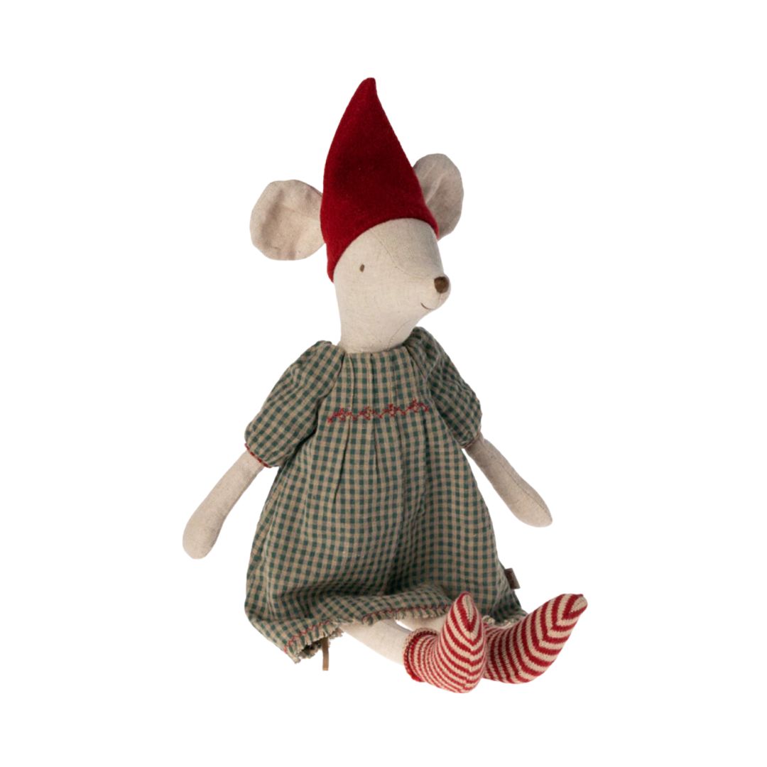 Maileg 2023 Christmas Mouse (MEDIUM - Girl)