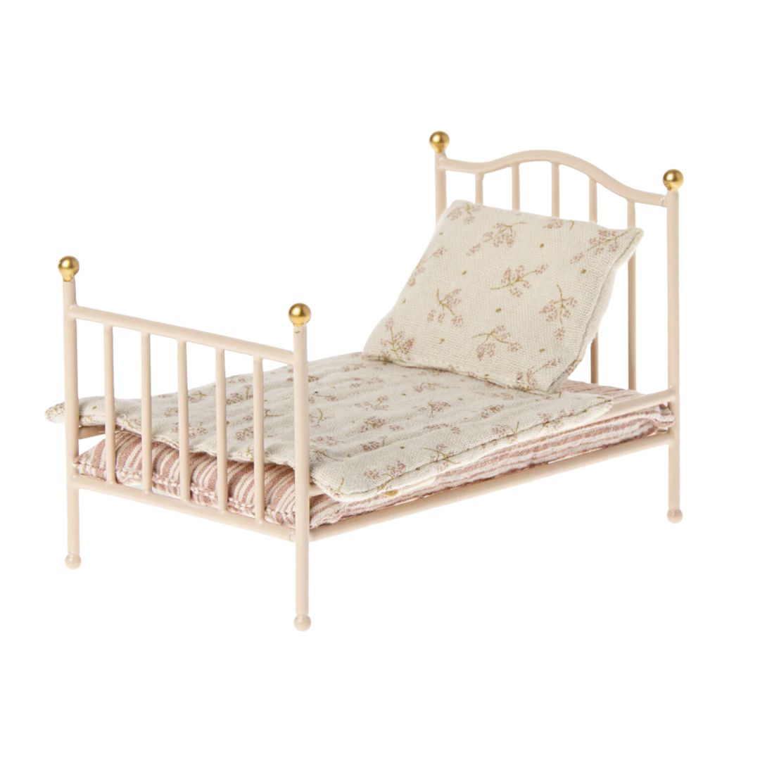 Maileg Vintage Bed - Rose (Mouse)