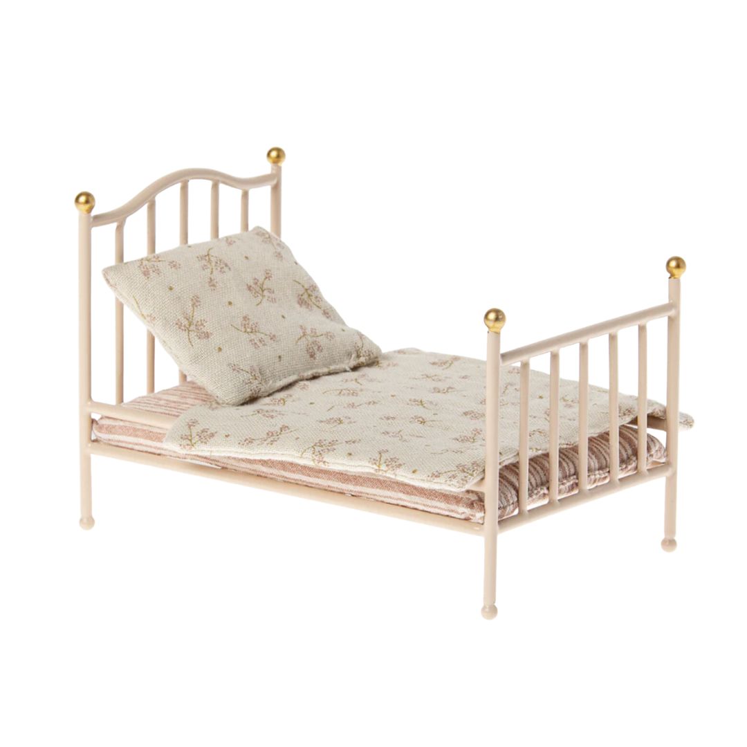 Maileg Vintage Bed - Rose (Mouse)