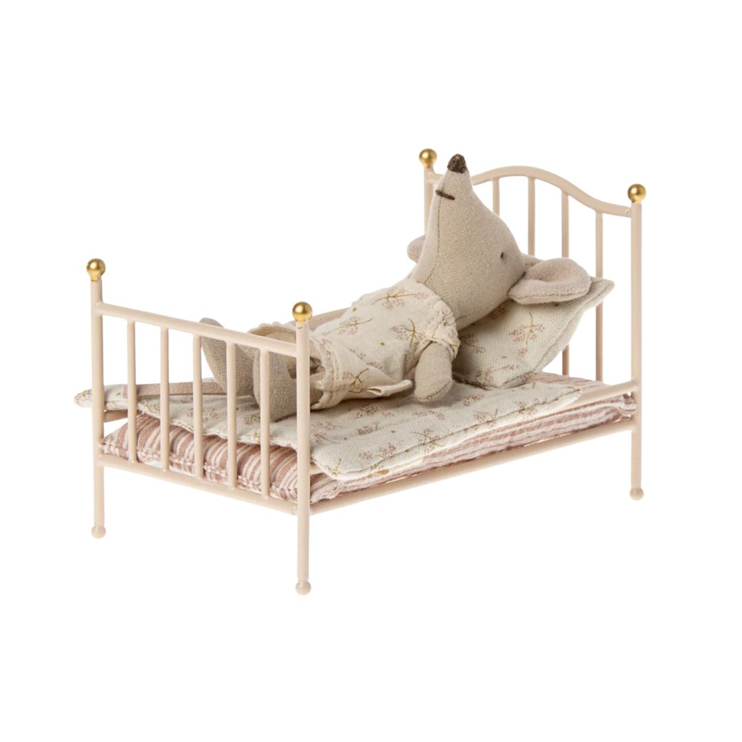 Maileg Vintage Bed - Rose (Mouse)