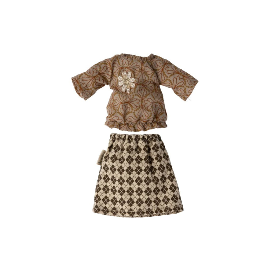 Maileg Blouse and Skirt (Grandma Mouse)