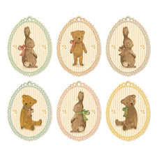 Maileg Gift Tags (Set of 12) - Bunnies and Teddies
