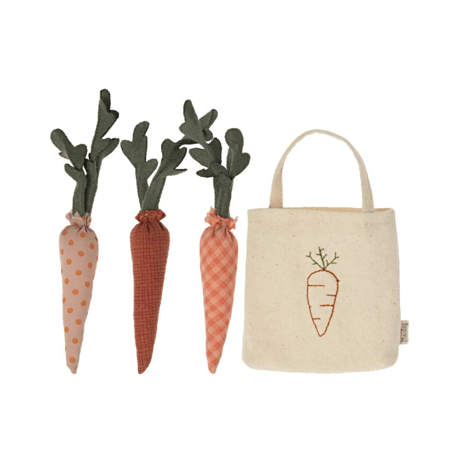Maileg Carrots in Shopping Bag (Set of 3)