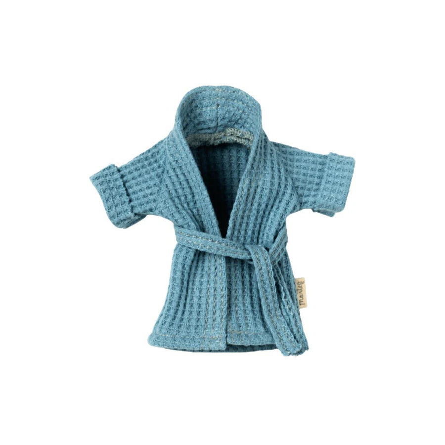 Maileg Bathrobe - Dusty Blue (Mum/Dad Mouse)