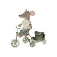 PRE-ORDER Maileg Tricycle Mouse 2024 - Green (Big Brother)