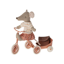 PRE-ORDER Maileg Tricycle Mouse 2024 - Coral (Big Sister)