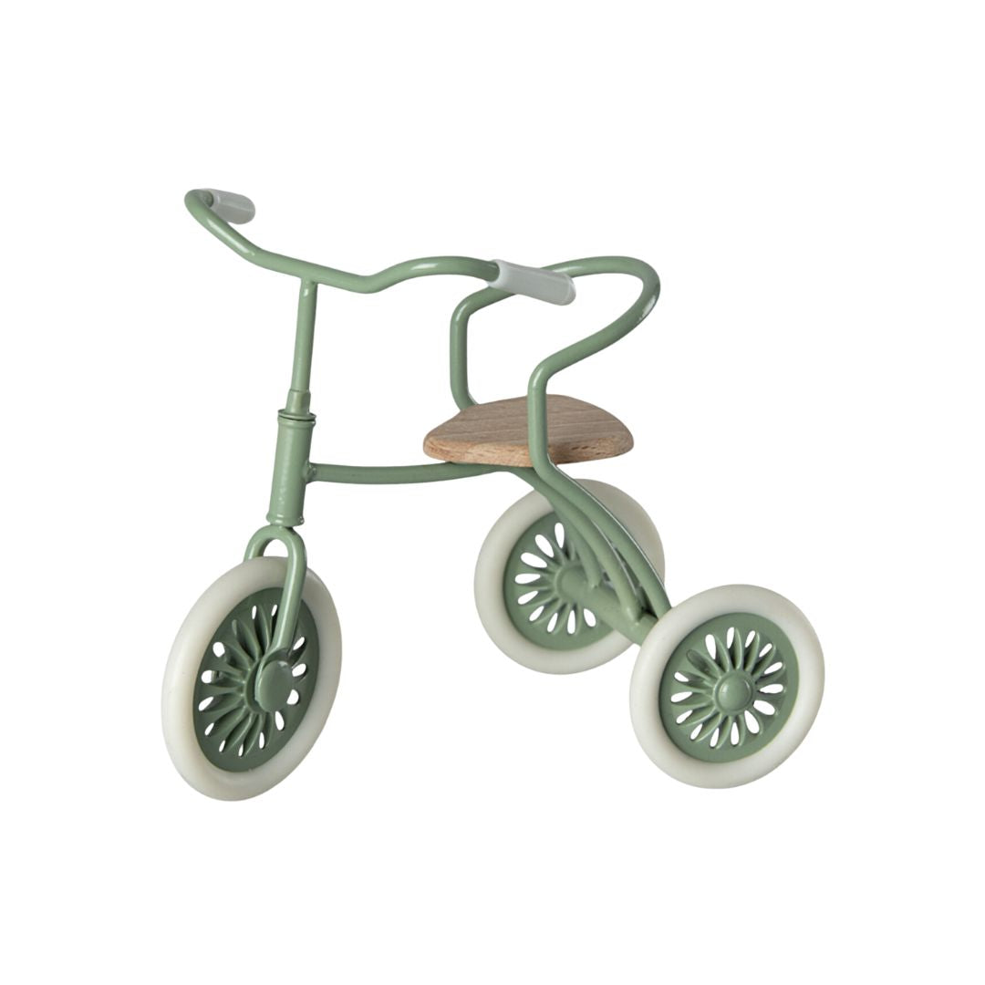 PRE-ORDER Maileg Abri à Tricycle - Green (Mouse)