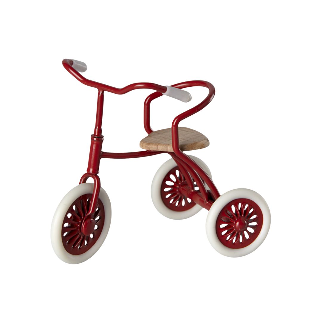 PRE-ORDER Maileg Abri à Tricycle - Red (Mouse)