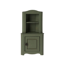 PRE-ORDER Maileg Corner Cabinet - Dark Green (Mouse)