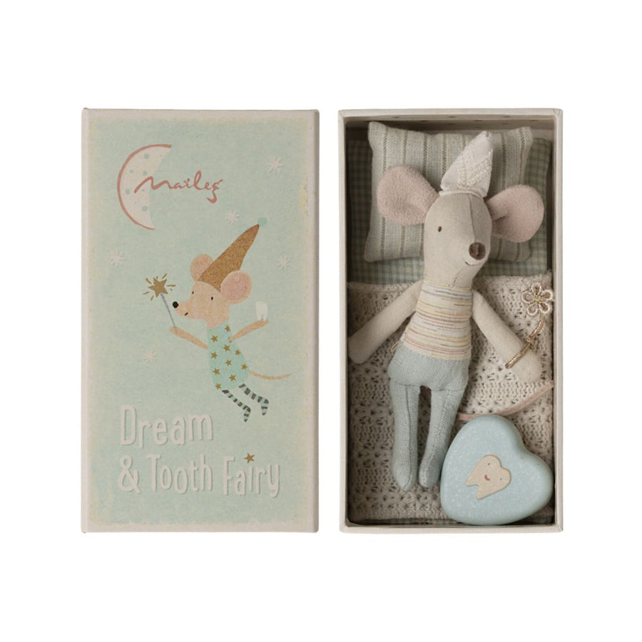 Maileg Tooth Fairy Mouse in Matchbox (Little Brother)