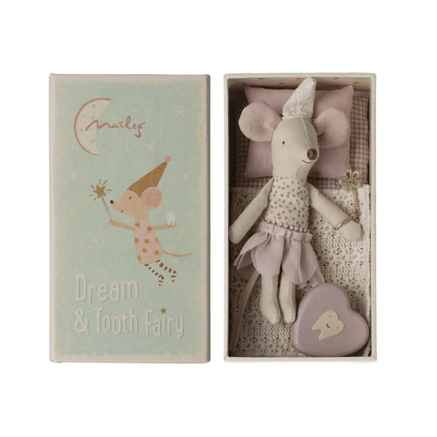 Maileg Tooth Fairy Mouse in Matchbox (Little Sister)