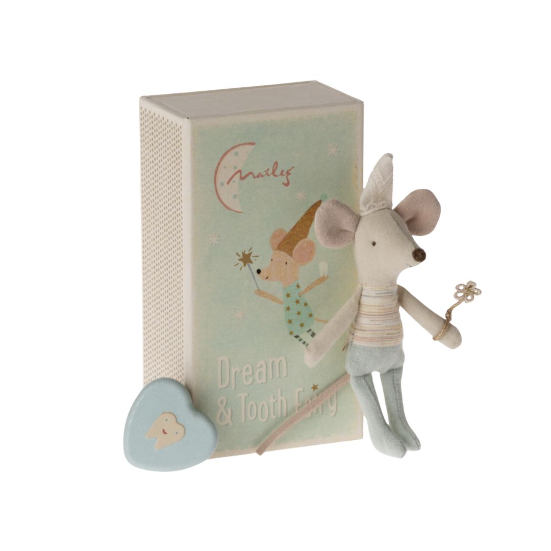 PRE-ORDER Maileg Tooth Fairy Mouse in Matchbox (Little Brother)
