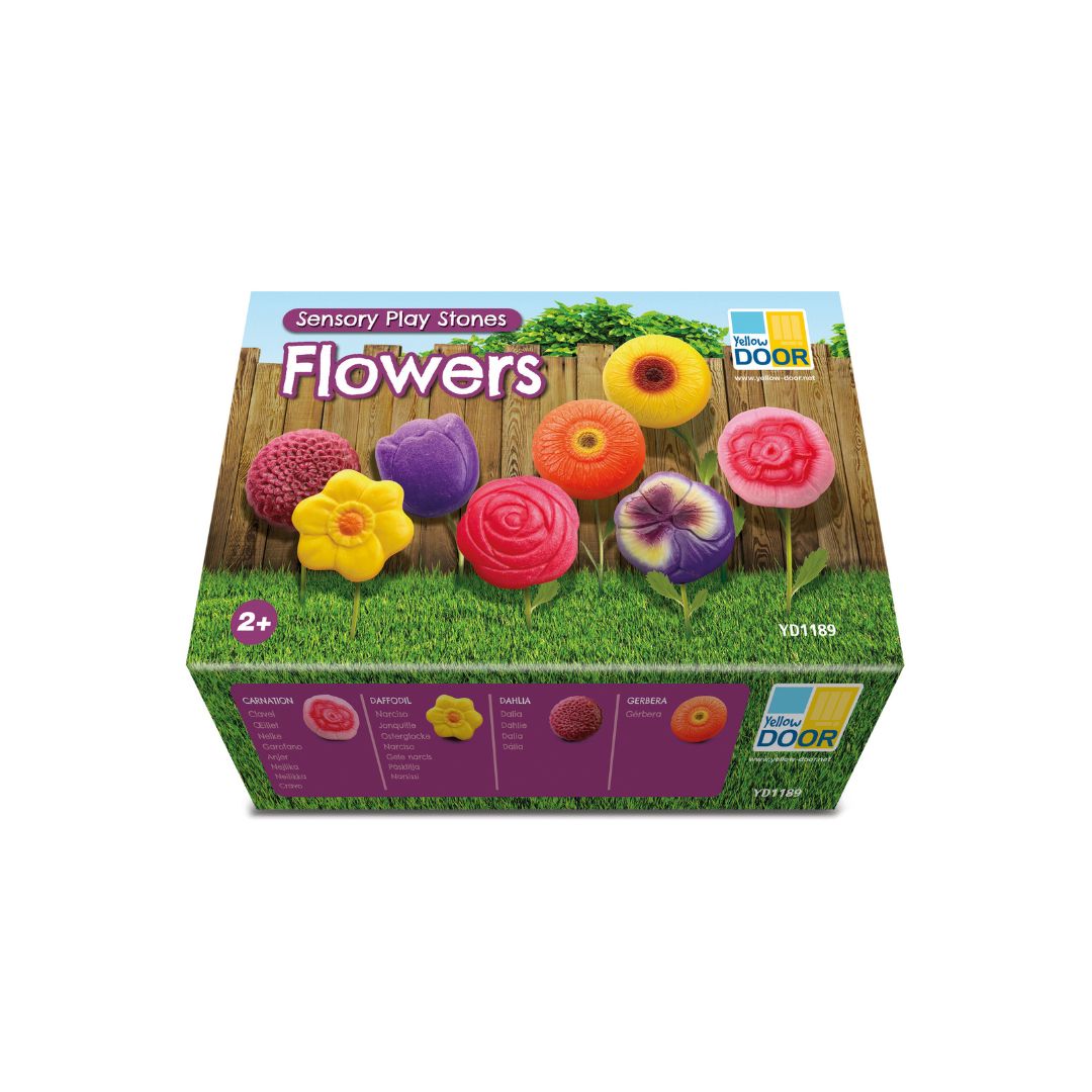Yellow Door Sensory Play Stones (Flowers)